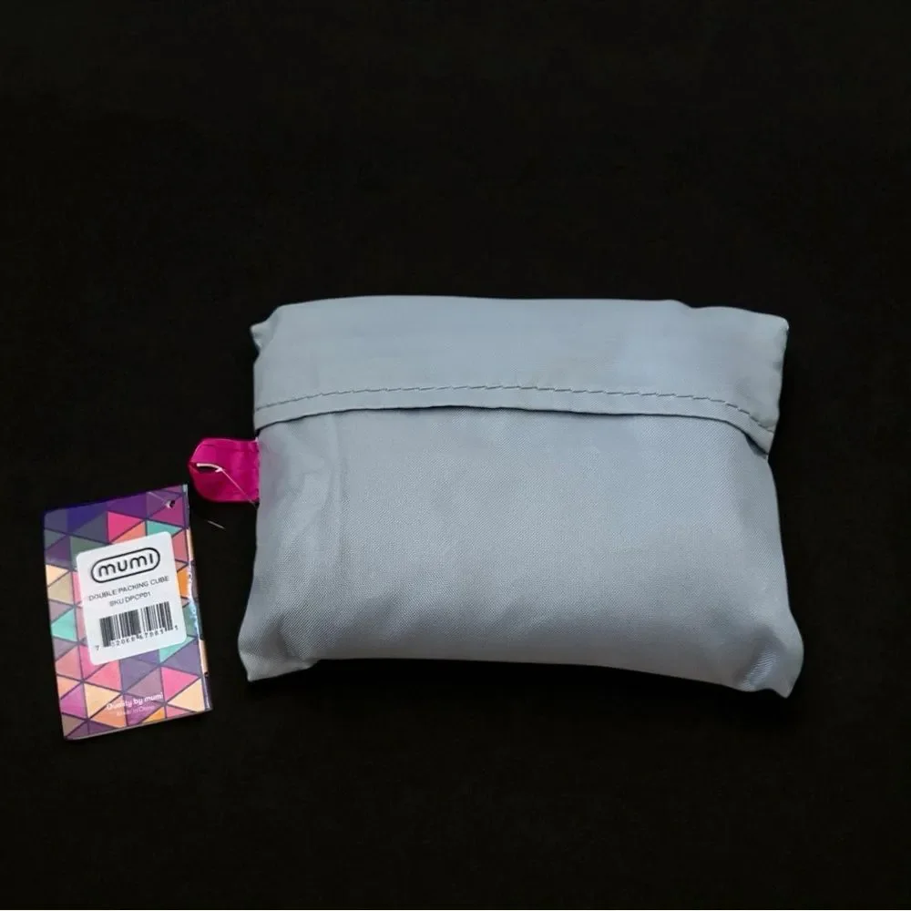 New with Tags Mumi Double Packing Tube Gray and Pink